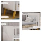 Quarto De Bebê Completo Berço 2 Em 1 Com Cômoda 4 Gavetas 1 P