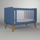 Quarto De Bebê Completo Berço 2 Em 1 Com Cômoda 4 Gavetas 1 P