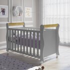 Quarto De Bebê Completo Berço 2 Em 1 Cômoda 1 Porta Guarda Ro