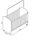 Quarto De Bebê Completo Berço Cômoda E Guarda Roupa Tedy Perc