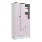 Quarto De Bebê Completo Berço Cômoda E Guarda Roupa Tedy Perc