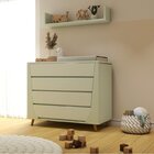 Quarto De Bebê Completo Berço E Cômoda 4 Gavetas 2 Porta Fior