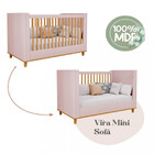 Quarto De Bebê Completo Berço E Guarda Roupa 4 Portas 100 Mdf