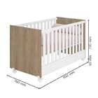 Quarto De Bebê Completo Berço Mini Cama E Guarda Roupa 3 Port