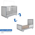 Quarto De Bebê Completo Berço Retrô Com Guarda Roupa 4 Portas