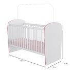 Quarto De Bebê Completo Com 1 Berço 1 Cômoda 1 Guarda Roupa A