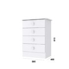 Quarto De Bebê Completo Com 1 Berço 1 Cômoda 1 Guarda Roupa A