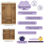 Quarto De Bebê Completo Com Berço 3 Em 1 Com Colchão Incluso