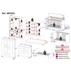 Quarto De Bebê Completo Com Berço 3 Em 1 Com Colchão Incluso