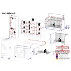Quarto De Bebê Completo Com Berço 3 Em 1 Com Colchão Incluso