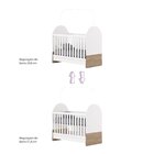 Quarto De Bebê Completo Com Berço 3 Em 1 Cômoda E Guarda-roup