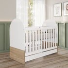 Quarto De Bebê Completo Com Berço 3 Em 1 Cômoda E Guarda-roup