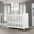 Quarto De Bebê Completo Com Berço 3 Em 1 E Comôda 1 Porta 4 G