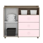 Quarto De Bebê Completo Com Berço 3 Em 1 Guarda-roupa 3 Porta