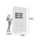 Quarto De Bebê Completo Com Berço 3 Em 1 Guarda Roupa 3 Porta