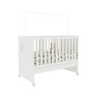 Quarto De Bebê Completo Com Berço 3 Em 1 Guarda Roupa 3 Porta