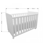 Quarto De Bebê Completo Com Berço 3 Em 1 Guarda Roupas 3 Port