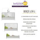 Quarto De Bebê Completo Com Berço 3 Em 1 Para Colchão 130x60c