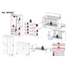 Quarto De Bebê Completo Com Berço 3 Em 1 Para Colchão 130x60c