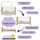 Quarto De Bebê Completo Com Berço 3 Em 1 Para Colchão 130x60c