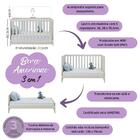 Quarto De Bebê Completo Com Berço Americano 3 Em 1 Ternura Mu