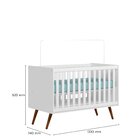 Quarto De Bebê Completo Com Berço Ayla Branco