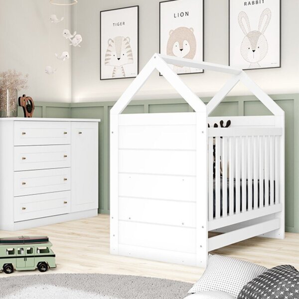 Quarto De Bebê Completo Com Berço E Cômoda Cômoda Nova York E