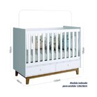 Quarto De Bebê Completo Com Berço E Cômoda Retrô Completa Móv