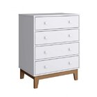 Quarto De Bebê Completo Com Berço E Cômoda Retrô Completa Móv