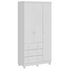 Quarto De Bebê Completo Com Berço Guarda Roupa 3 Portas E Côm