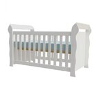 Quarto De Bebê Completo Com Berço, Guarda-roupa E Cômoda Lara