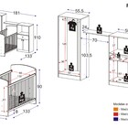 Quarto De Bebê Completo Com Berço Guarda-roupa E Cômoda Multi