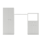 Quarto De Bebê Completo Com Berço Guarda-roupa E Cômoda Multi