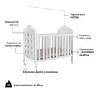 Quarto De Bebê Completo Com Berço Mini Cama Com Capitonê Guar