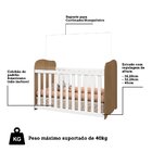 Quarto De Bebê Completo Com Berço Mini Cama Cômoda E Guarda R