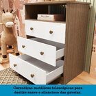 Quarto De Bebê Completo Com Berço Mini Cama Cômoda E Guarda R