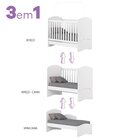 Quarto De Bebê Completo Com Berço Mini Cama E Cômoda Faz De C