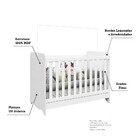 Quarto De Bebê Completo Com Berço Minicama Ben Guarda Roupa S