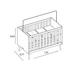 Quarto De Bebê Completo Com Cômoda 4 Gavetas E Berço Isis Bra