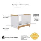 Quarto De Bebê Completo Com Cômoda Berço E Guarda Roupa 100%