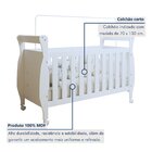 Quarto De Bebê Completo Com Cômoda, Berço E Guarda Roupas Mia