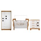 Quarto De Bebê Completo Com Cômoda, Berço E Guarda Roupas Mil