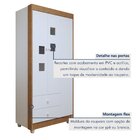 Quarto De Bebê Completo Com Cômoda, Berço E Guarda Roupas Mil