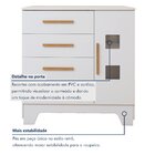 Quarto De Bebê Completo Com Cômoda, Berço E Guarda Roupas Mil