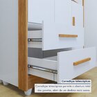 Quarto De Bebê Completo Com Cômoda, Mini Berço Com Colchão E