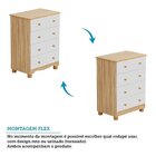 Quarto De Bebê Completo Com Guarda Roupa 2 Portas Cômoda E Be