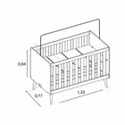 Quarto De Bebê Completo Com Guarda Roupa 3 Portas 2 Gavetas,