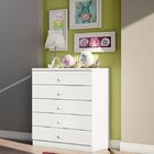 Quarto De Bebê Completo Com Guarda-roupa 3 Portas, Cômoda E B