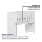 Quarto De Bebê Completo Com Guarda-roupa, Berço E Cômoda Enca