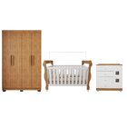 Quarto De Bebê Completo Com Guarda-roupa, Berço E Cômoda Lipe